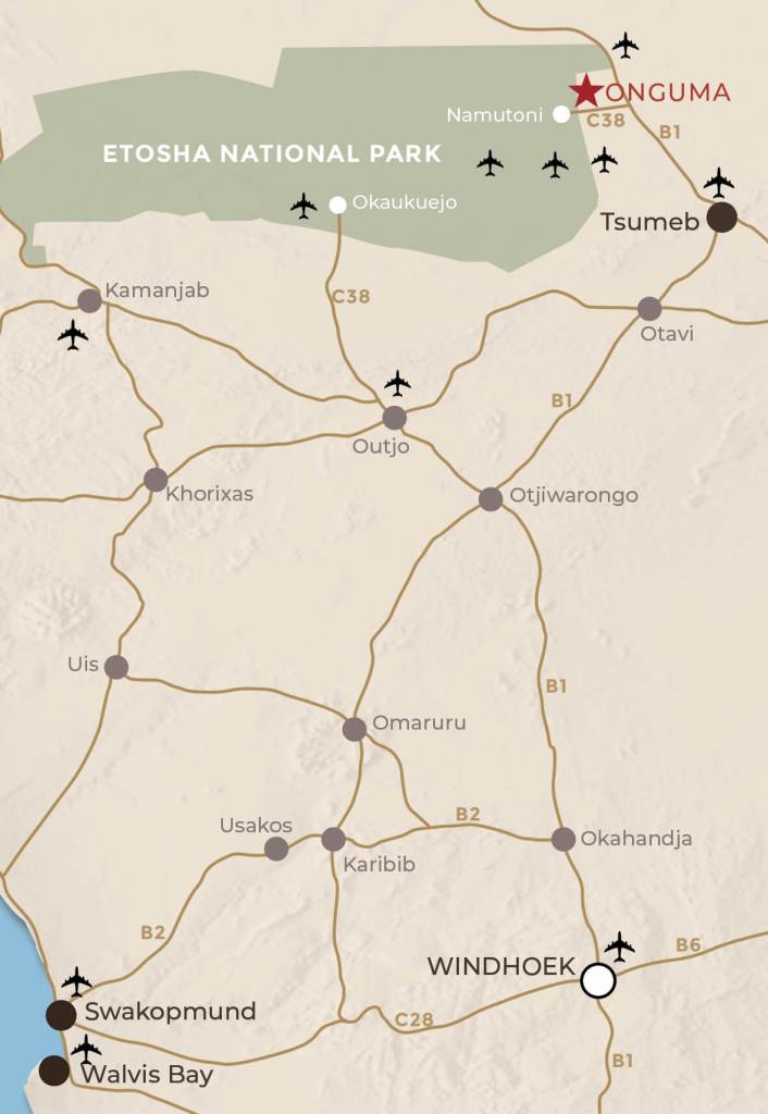 onguma map